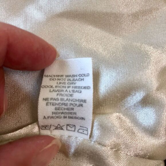 Billabong Women’s Double Breasted Coat, Hooded in Cream, Size Small - Picture 10 of 14